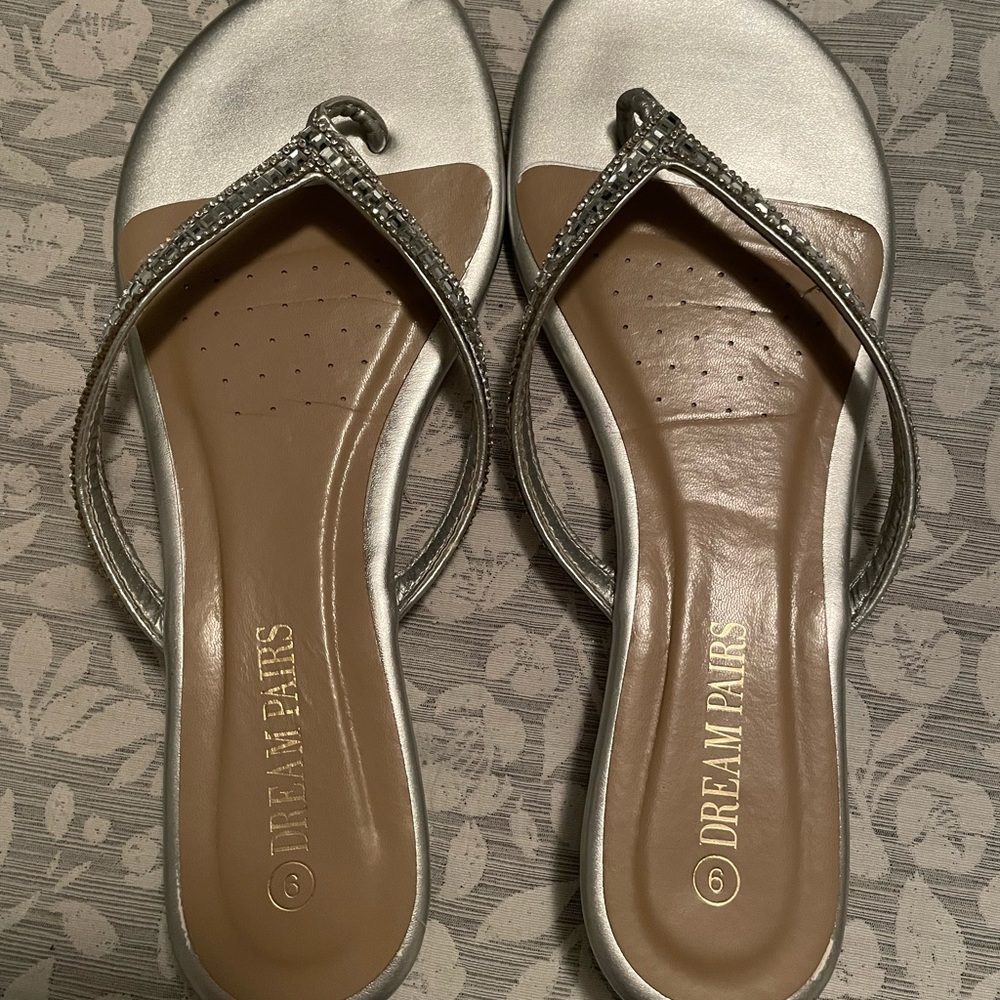 Dream Pairs Silver Women's Sandals